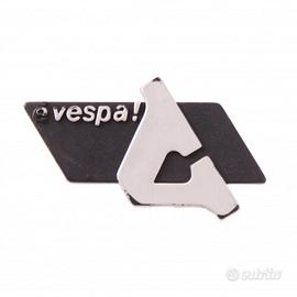 Targhetta " E Vespa! V " In Alluminio Per Bauletto VESPA PK 50 125 V Bassa Qualità - Foto 11