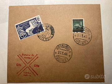 Busta affrancata SABE