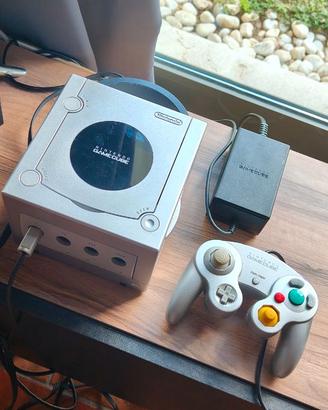 Nintendo GameCube Grigio 64GB + Controller e cavi