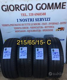 Gomme usate 215/65/15- C di carico