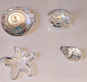 swarovski set 4 conchiglie