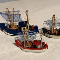 Miniature pescherecci in legno