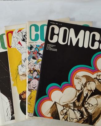 lotto n.4 rivista Comics 1972/77 trimestrale 