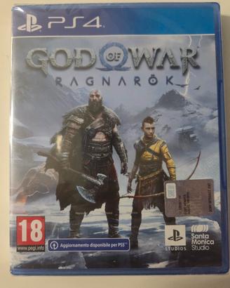 god of war ragnarok ps4 italiano siigillato nuovo