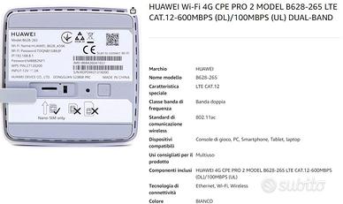 HUAWEI Wi-Fi 4G CPE PRO 2 MODEL B628-265 LTE CAT.1