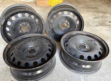 4 Cerchi in Ferro 15" 6Jx15 ET31,5 - DRITTI - 4x98
