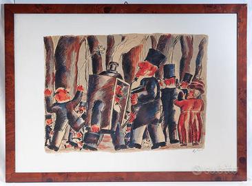 Franz borghese litografia quadro