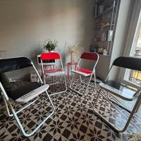 4 sedie Pantone pieghevoli