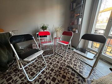 4 sedie Pantone pieghevoli