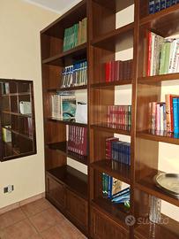 Libreria in legno massello con ante