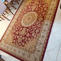 Tappeto stile persiano 180x270 rosso e beige 