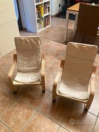 Coppia sgabelli d'arredo