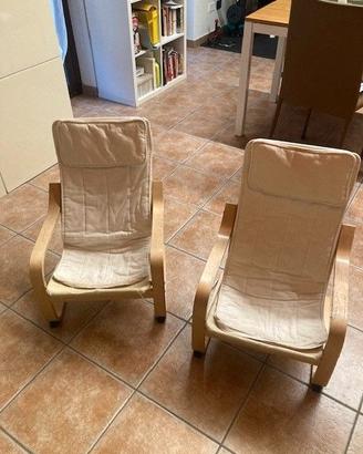 Coppia sgabelli d'arredo