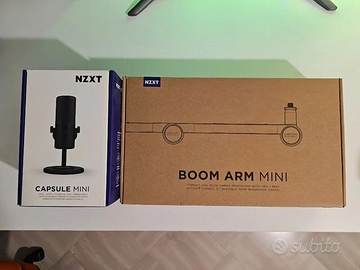 Microfono NZXT Capsule Mini + Boom Arm