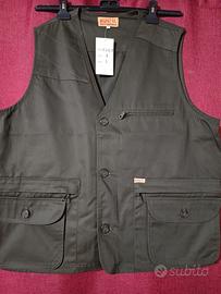 GILET X CACCIA T.G.L VERDE OLIVA CON CACCIATORA 