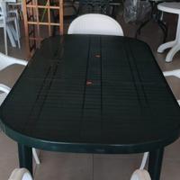 tavolo da giardino ovale allungabile