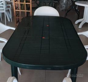 tavolo da giardino ovale allungabile
