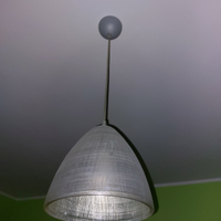 Lampadario in vetro soffiato