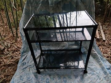 carrello in vetro 