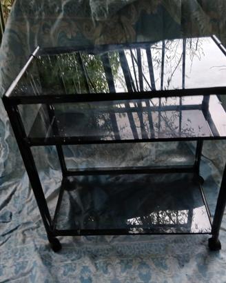 carrello in vetro 