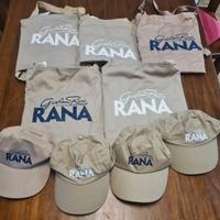 5 grembiule cucina + 4 cappello Giovanni Rana