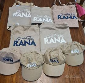 5 grembiule cucina + 4 cappello Giovanni Rana