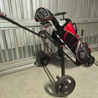 Sacca da golf con carrello