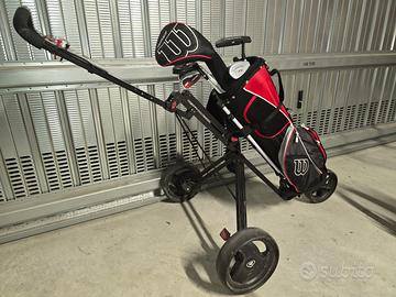 Sacca da golf con carrello