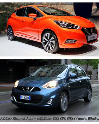 Ricambi nissan micra 2012-2023