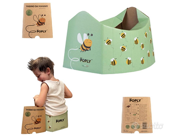 Vasino da viaggio portatile riutilizzabile per bam