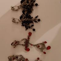 VINTAGE: orecchini, cintura a catena, spilla