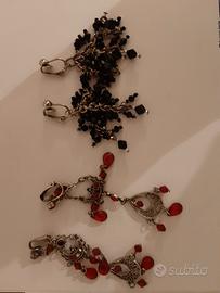 VINTAGE: orecchini, cintura a catena, spilla