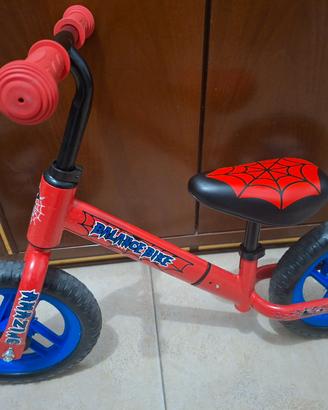 Bici senza pedali spyderman