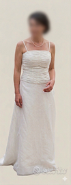 Abito da sposa semplice taglia 44