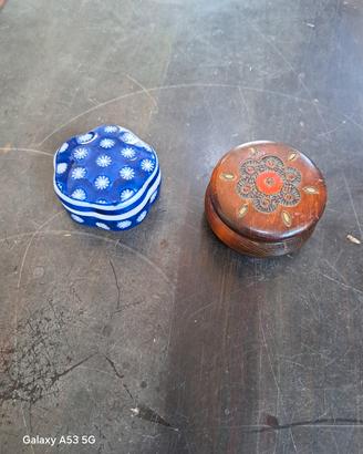  2 Scatoline Portagioie / Portapillole Vintage
