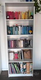 Libreria 5 ripiani colore bianco