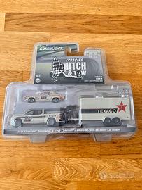 Greenlight 1:64 Chevy Silverado + Camaro