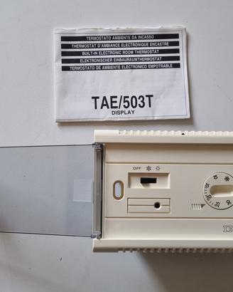 TERMOSTATO ELETTRONICO IMIT TAE/503 DA INCASSO