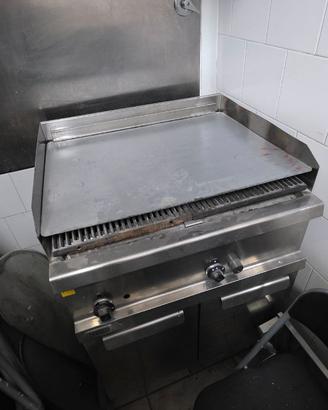 Griglia Pietra Lavica/FryTop ZANUSSI Professionale