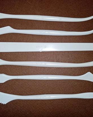SET DI SPATOLE IN PLASTICA PER MODELLARE
