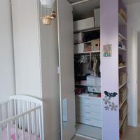 Armadio con casetti / cabina armadio e libreria 