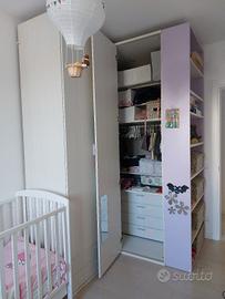 Armadio con casetti / cabina armadio e libreria 