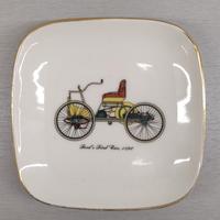 Piattino quadrato ceramica Verbano