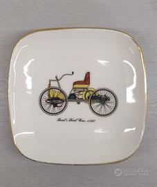 Piattino quadrato ceramica Verbano