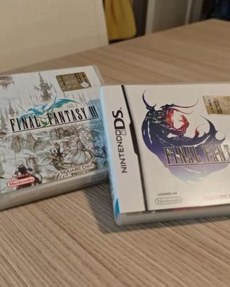 final fantsy 3 e 4 nintendo DS NDS