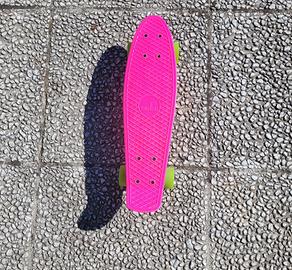 Skateboard Ridge rosa e verde
