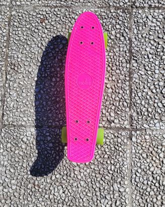 Skateboard Ridge rosa e verde