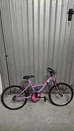 Bicicletta bambina viola/rosa