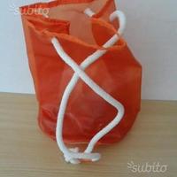 Sacca sportiva in Latex colore Arancio-Nuova