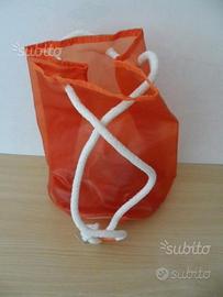 Sacca sportiva in Latex colore Arancio-Nuova